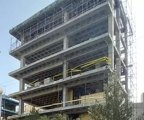 اجرای اسکلت بتنی پروژه مصلی