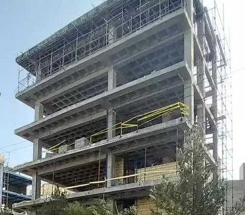 اجرای اسکلت بتنی پروژه مصلی