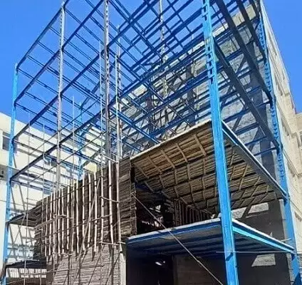 اجرای اسکلت فلزی در مشهد - مصلی ۲۸