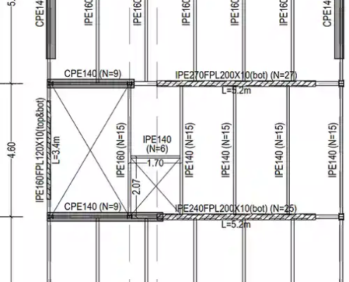 پلان تیرریزی پروژه امامت