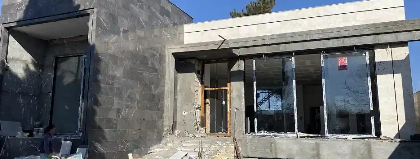 پایان اجرای نما پروژه چاهشک