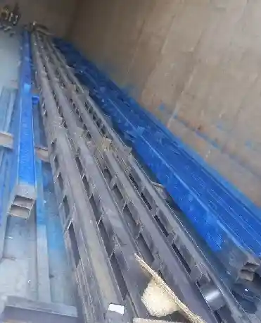 ساخت ستونهای فلزی پروژه نبوت