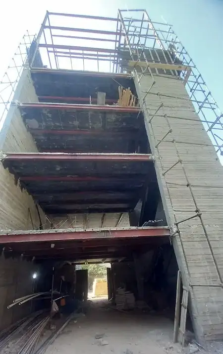 اجرای دیواربرشی و سقف‌ کامپوزیت