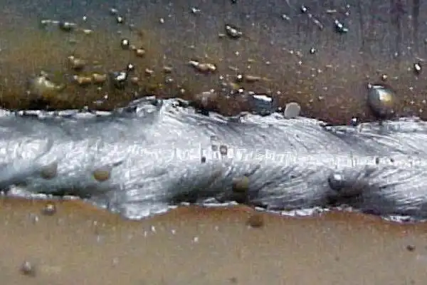 سر رفتن جوش روی فلز